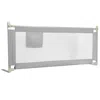 Hivvago 76.8 Inch Baby Bed Rail With Double Safety Child Lock-gray