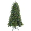 Hivvago 7ft Prelit Christmas Tree With 340 Rgb Led Lights & Easy Power Setup In Green