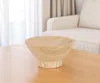Hivvago 8" Beige Sandstone Round Pedestal Centerpiece Bowl In Neutral