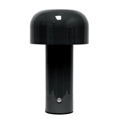 Hivvago 8" Black Metal Table Lamp
