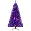 Hivvago 8 Feet Artificial Christmas Tree With 6 Lighting Modes And Spooky Sounds In Multi