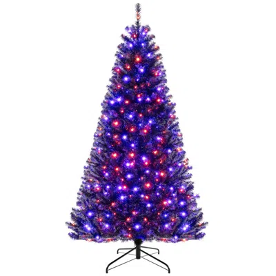 Hivvago 8 Feet Artificial Christmas Tree With 6 Lighting Modes And Spooky Sounds In Multi