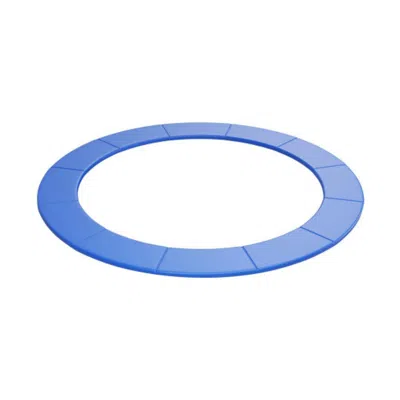 Hivvago 8 Feet Trampoline Spring Safety Cover Without Holes-multicolor