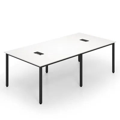 Hivvago 8 Ft Conference Room Table Large Meeting Table Seats Up To 10 People