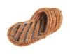 Hivvago 8" X 19" Brown Coir Outdoor Boot Scraper In Brown
