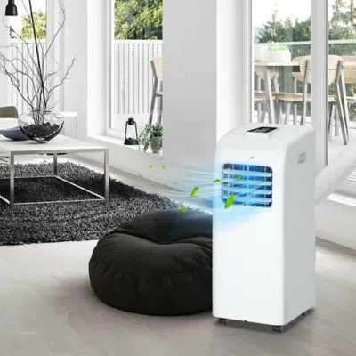 Hivvago 8000 Btu(ashrae) Portable Air Conditioner With Dehumidifier Function In White