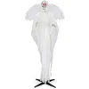 Hivvago 8.3 Ft Halloween Standing Haunted Angel With Lighted Eyes And Automatic Wing Movement