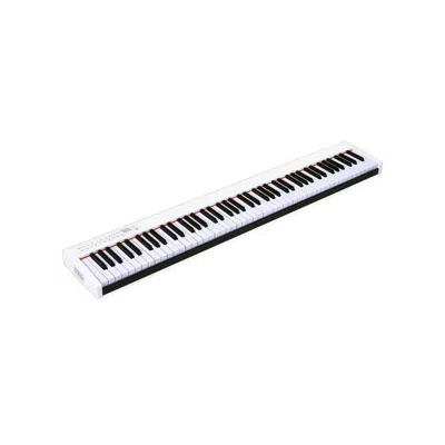 Hivvago 88-key Portable Full-size Semi-weighted Digital Piano Keyboard-white