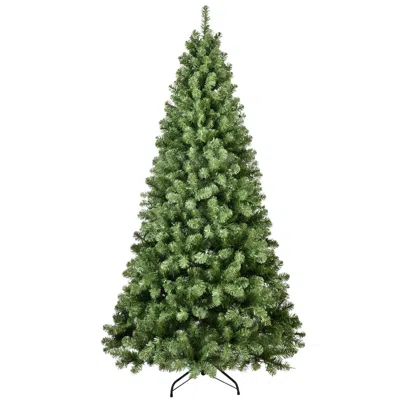 Hivvago 8ft Pre-lit Pvc Christmas Tree With 500 Ul Lights In Green