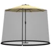 Hivvago 9 -10 Feet Outdoor Umbrella Table Screen Mosquito Bug Insect Net