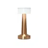 Hivvago 9" Copper Metal Lighthouse Table Lamp In Multi