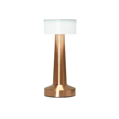 Hivvago 9" Copper Metal Lighthouse Table Lamp In Multi