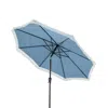 Hivvago 9 Ft Patio Umbrella With Sun-protective Canopy For Patio Garden Pool