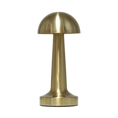 Hivvago 9" Gold Metal Lighthouse Table Lamp