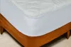 Hivvago 9" Waterproof Bamboo Terry Crib Mattress Pad Liner Mattress Cover Only. In White