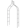 Hivvago 9.5 Feet Decorative Metal Garden Arch For Vine Rose Climbing Wedding Ceremony Party Decoration