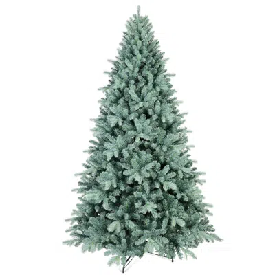 Hivvago 9ft Blue-green Tint Pe/pvc Christmas Tree 3268 Tips