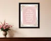 Hivvago A Life Well Lived Black Framed Print Wall Art