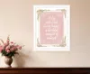 Hivvago A Life Well Lived White Framed Print Wall Art In Pink