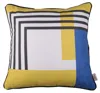 Hivvago Abstract Geometric Stripes Decorative Throw Pillow In Multi
