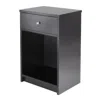 Hivvago Accent Table Nightstand Black