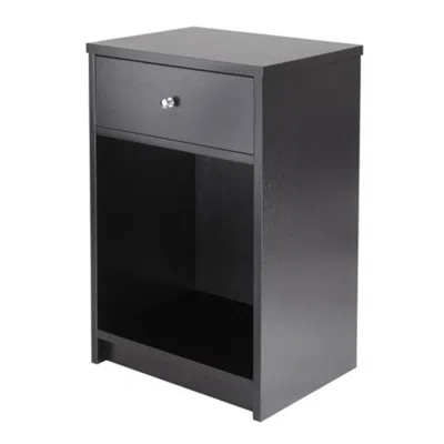Hivvago Accent Table Nightstand Black