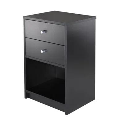 Hivvago Accent Table Nightstand Black