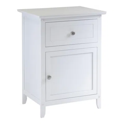 Hivvago Accent Table Nightstand White