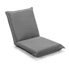 Hivvago Adjustable 6 Positions Folding Lazy Man Sofa Chair Floor Chair-gray