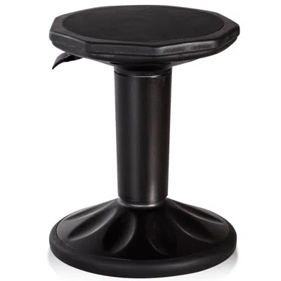 Hivvago Adjustable Active Learning Stool Sitting Home Office Wobble Chair With Cushion Seat