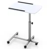 Hivvago Adjustable Angle Height Rolling Laptop Table