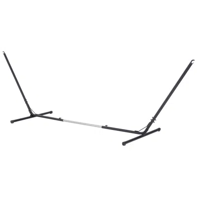 Hivvago Adjustable Hammock Stand For Indoor And Outdoor Use In Black