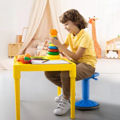 Hivvago Adjustable-height Wobble Chair Active Learning Stool For Office Stand Up Desk-navy