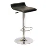 Hivvago Adjustable Swivel Stool Black And Chrome