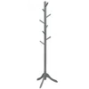 Hivvago Adjustable Wooden Tree Coat Rack With 8 Hooks-brown