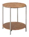 Hivvago Adna Side Table Brown