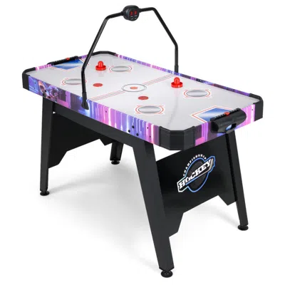 Hivvago Air Hockey Table With Led Digital Scoreboard And Powerful 12v Motor