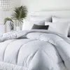 Hivvago All Seasons Soft White Polyester Down Alternative Comforter In White