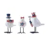 Hivvago Americana Bird Figurine (set Of 3) In Multi
