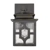 Hivvago Antique Bronze Outdoor Lantern Wall Light