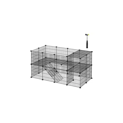 Hivvago Apartment Style Pet Playpen In Black
