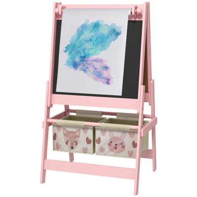 Hivvago Art Easel With Storage For Kids