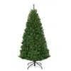 Hivvago 3' / 4' / 5' / 6' Fiber Optic Artificial Pvc Christmas Tree-5 Ft