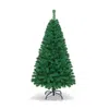 Hivvago Artificial Pvc Christmas Tree With Solid Metal Stand-5 Ft