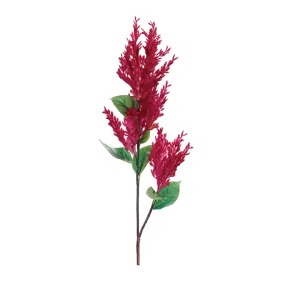 Hivvago Astilbe Floral Spray (set Of 2) In Red