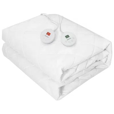Hivvago Auto Shut Off Heated Electric Mattress Pad With Dual Controller-queen Size