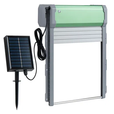 Hivvago Automatic Chicken Coop Door With Remote Control And Light Sensor Timer In Green