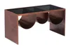 Hivvago Aveiro Coffee Table Copper & Black In Brown