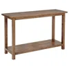 Hivvago Ayne Console Table, 1 Shelf, Distressed Brown Wood Frame, 47 Inch In Brown
