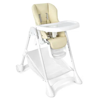 Hivvago Baby Convertible Folding Adjustable High Chair With Wheel Tray Storage Basket